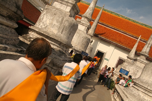 งานแห่ผ้าขึ้นพระธาตุ วัดพระมหาธาตุวรมหาวิหาร จ.นครศร