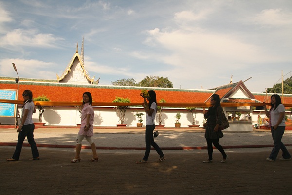 งานแห่ผ้าขึ้นพระธาตุ วัดพระมหาธาตุวรมหาวิหาร จ.นครศร