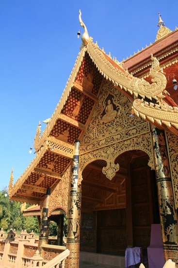 ศาลาพระไตรปิฏก วัดพระธาตุผาเงา อ.เชียงแสน จ.เชียงราย