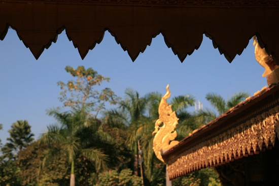 ศาลาพระไตรปิฏก วัดพระธาตุผาเงา อ.เชียงแสน จ.เชียงราย