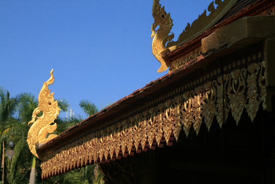 ศาลาพระไตรปิฏก วัดพระธาตุผาเงา อ.เชียงแสน จ.เชียงราย